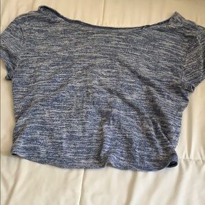 Hollister t shirt with open back